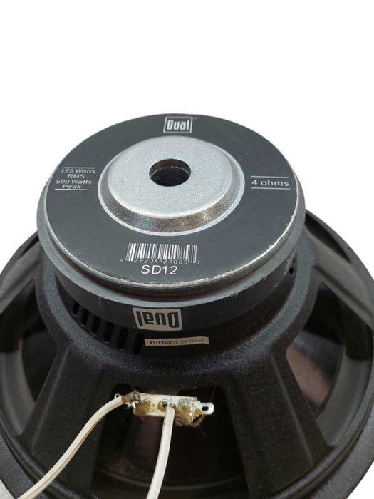 Dual 10\\" Subwoofer Model: SD12  4 OHMS 175Watts RMS 500Watts peak  =