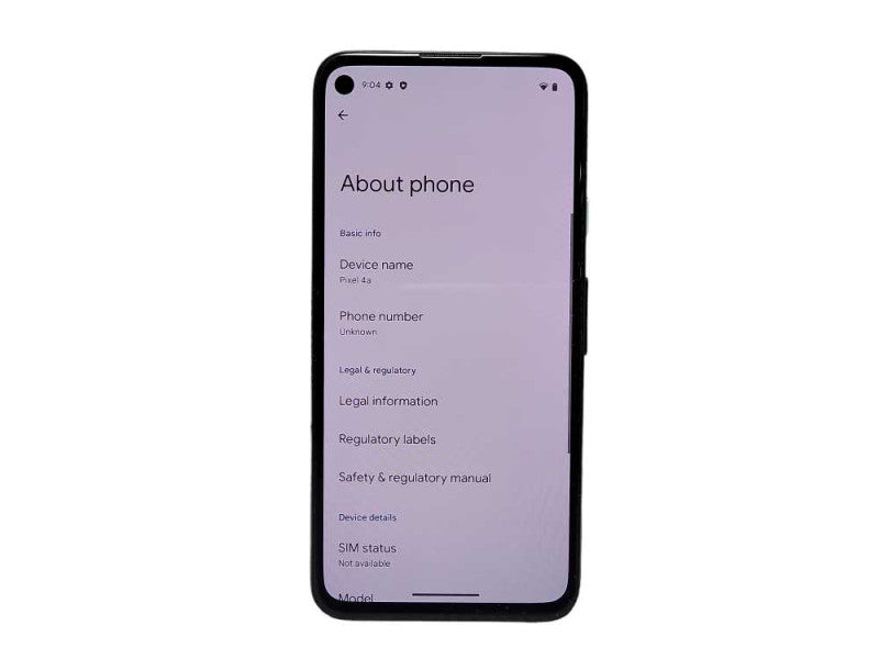 Google Pixel 4a 128GB Black READ Q$