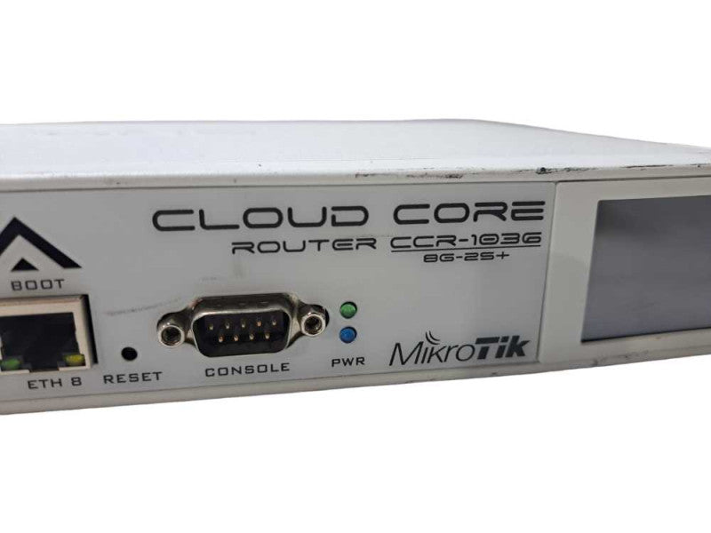 MikroTik CCR1036-8G-2S+ Cloud Core 8-Port Wired Router 2x SFP+ |Factory Reset )
