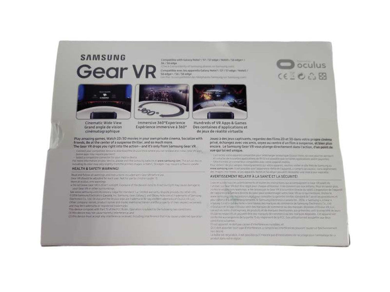 Samsung Gear VR Oculus 2016 SM-R323 for Galaxy Note 7 5 S7 S6 edge+ Black Q!