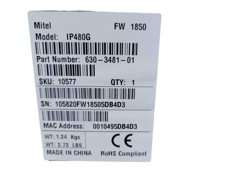 Mitel IP480G VoIP Gigabit 8-Line Phones 630-3481-01 Q%