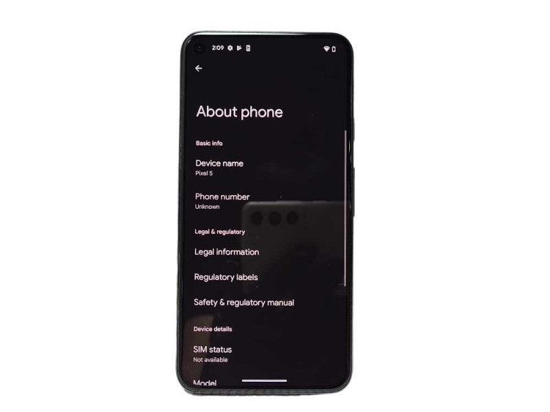 Google Pixel 5 128GB Black READ $
