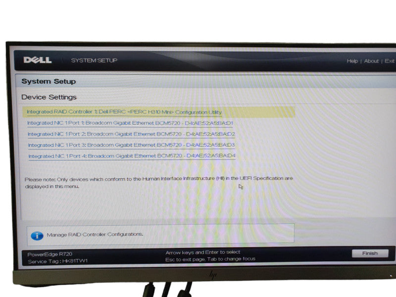 DELL PowerEdge R720 Intel Xeon E5-2650 0 @2.00Ghz 128GB RAM H310 mini RAID  -
