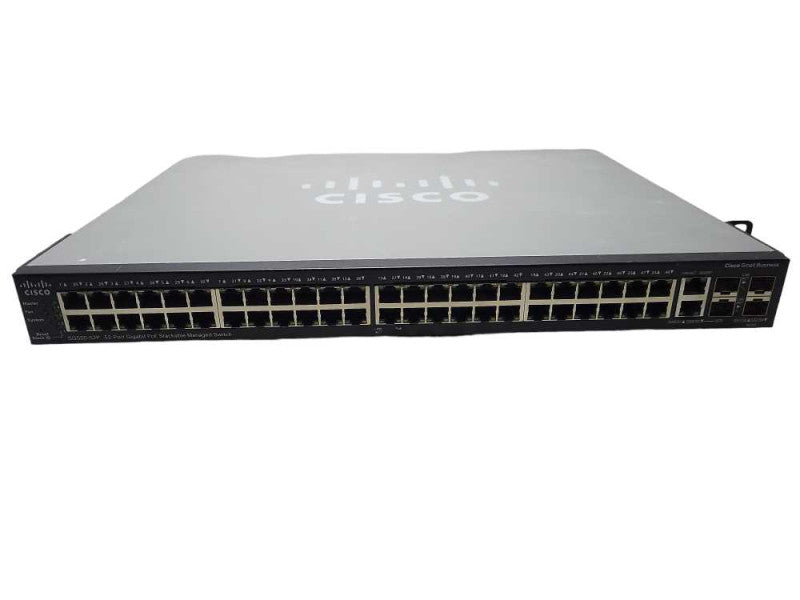 Cisco SG500-52P | 52-Port Gigabit PoE Stackable Managed Network Switch $