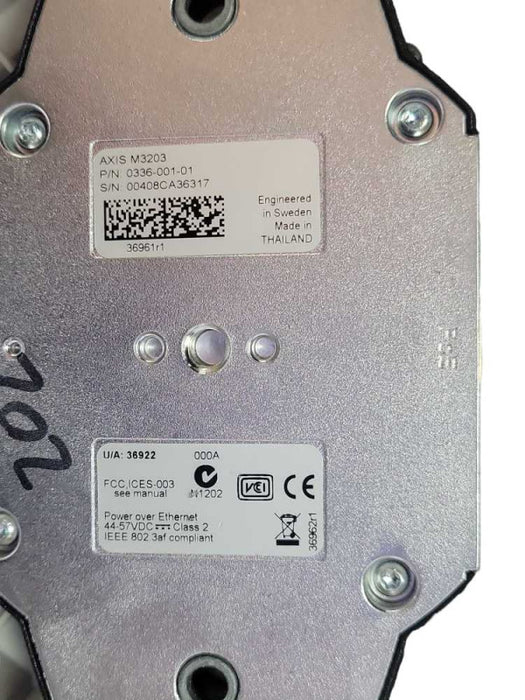 Axis M3203 0336-001-01 Dome Camera, READ _
