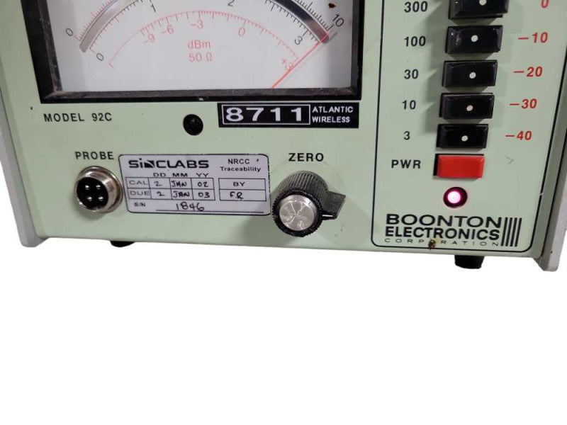 BOONTON ELECTRONICS RF MILLIVOLTMETER !