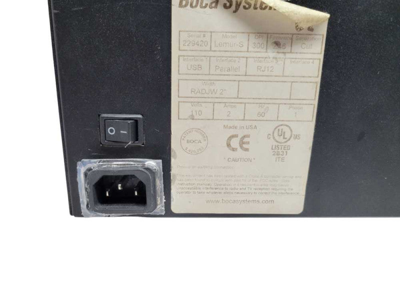 Boca Lemur S Ticket/Sticker Printer 300dpi B26 - PCL(READ) %