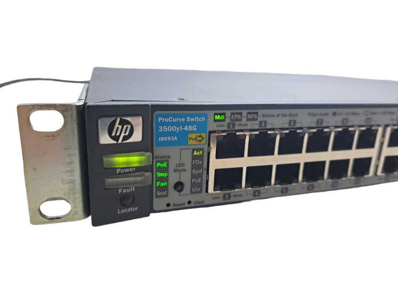 HP 3500yl-48G J8693A | 48-Port Gigabit PoE 4x SFP Network Switch | 10G Module )