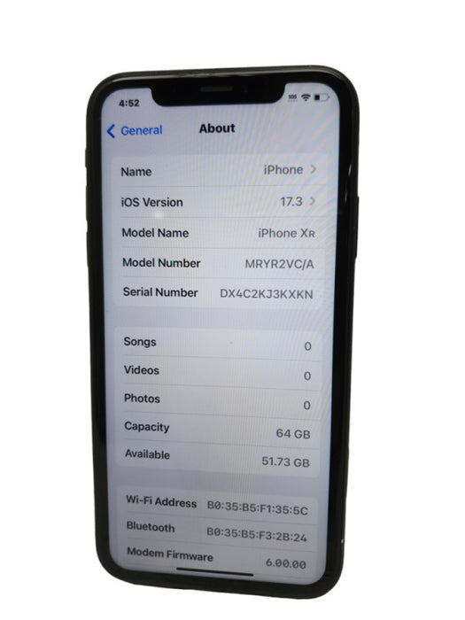 Apple iPhone Xr 64GB UNLOCKED  -