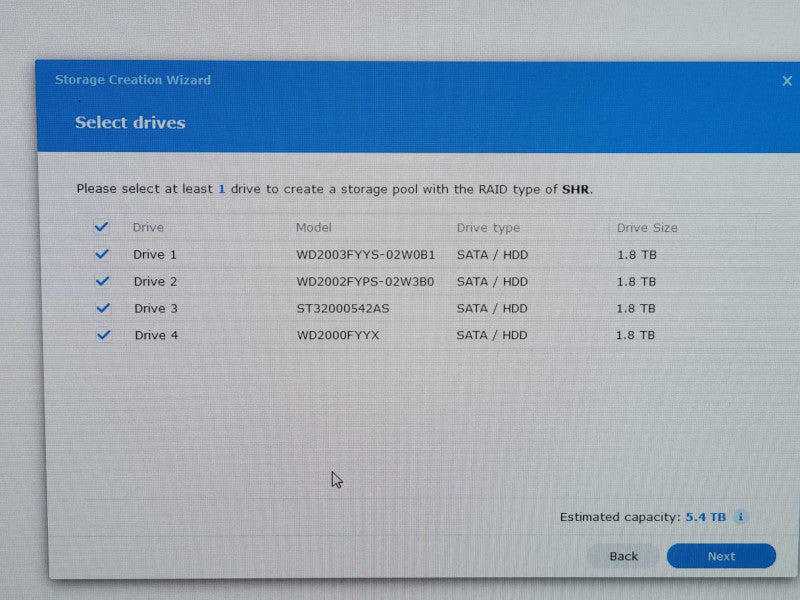 Synology DS1813+ DiskStation 8 Bay Storage System w/ 4x 2TB HDDs _
