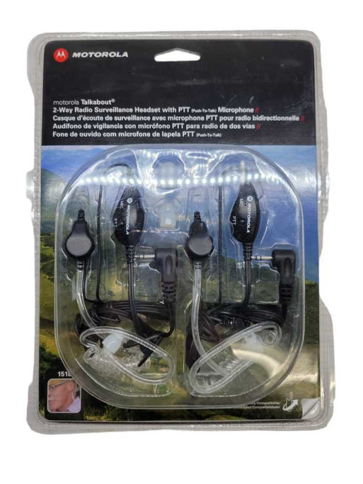 Motorola Talkabout 2-Way Radio Surveillance Headset with PTT Q%