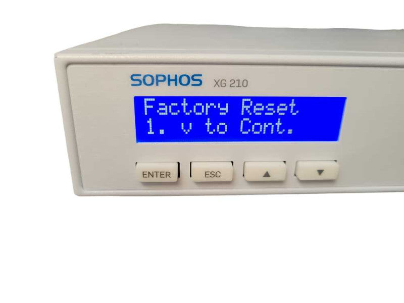 Sophos XG 210 | 6-Port Firewall VPN Network Security Appliance | FactoryReset !