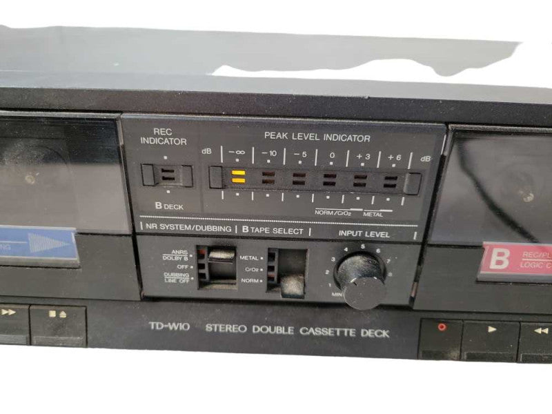 JVC TD-W10 Stereo Double Cassette Deck Player Recorder EUC !