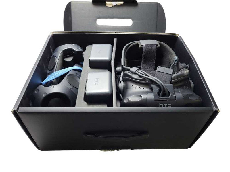 HTC Vive Virtual Reality Headset System - Headset and Controllers READ Q$
