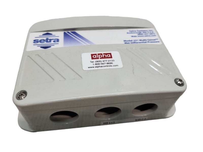 SETRA Model 231 Differential Pressure Transducer &