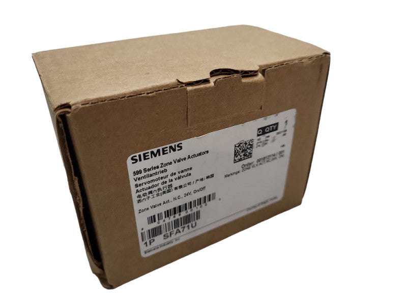 Siemens SFA71U Zone Valve Electronic Actuator, 24 Vac, 2-Position, NC, SR. &