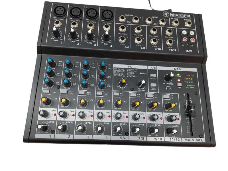 Mackie Mix12FX 12-Channel Compact Mixer with Effects =