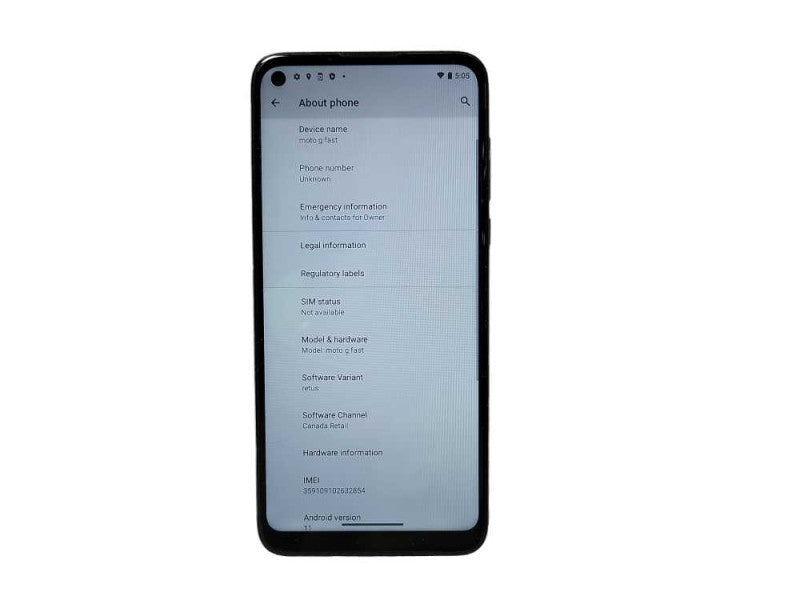 Motorola Moto G Fast XT2045-3 32GB $