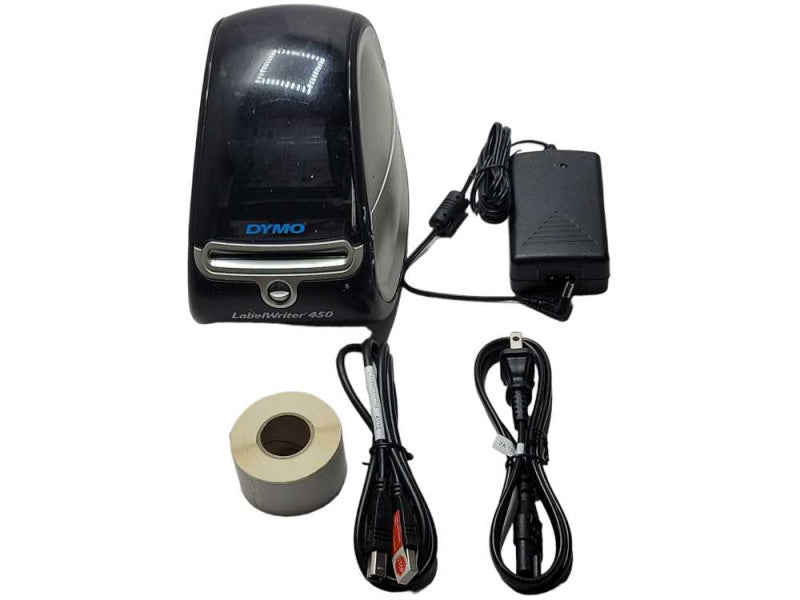 Dymo LabelWriter 450 Turbo Thermal Model 1750110 W/ Power Adapter & USB _