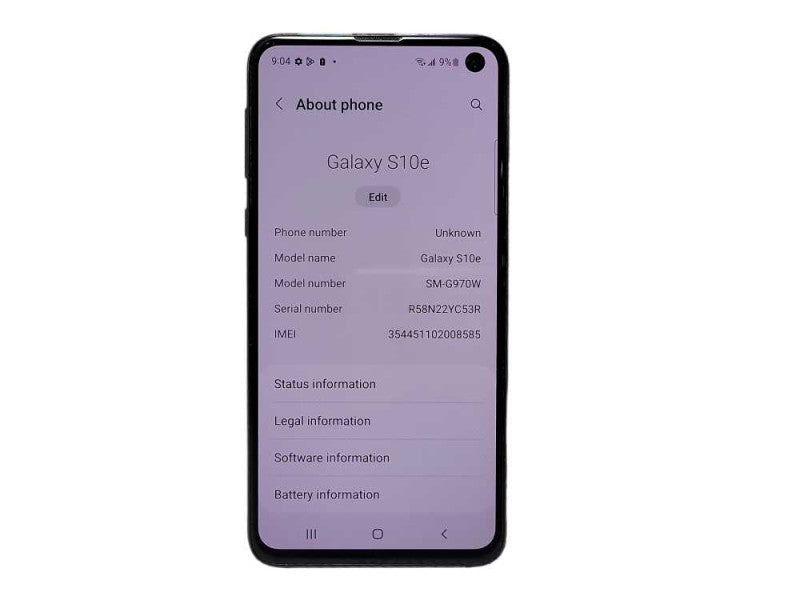 Samsung Galaxy S10e 128GB (SM-G970W) READ $