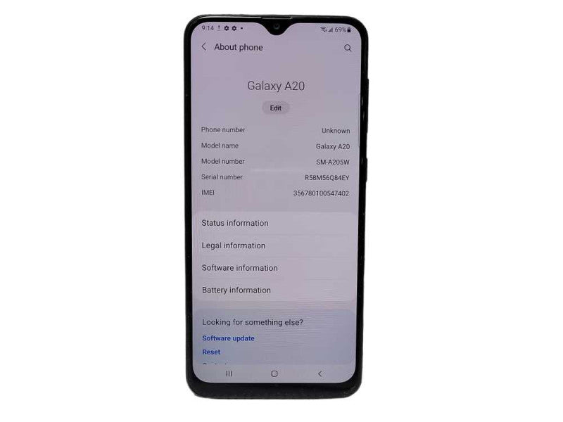 Samsung Galaxy A20 32GB (SM-A205W) READ $