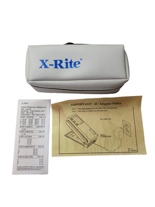 X-Rite 404 Color Reflection Densitometer plz READ  -