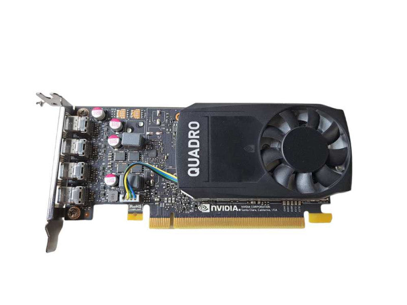 Nvidia Quadro P1000 4GB GDDR5 | 4x Mini-DP Graphics Card | Low Profile )