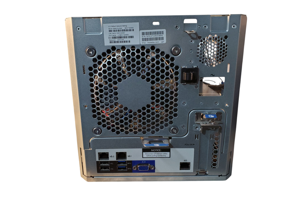 HPE ProLiant MicroServer Gen8 Xeon E3-1220L V2 @2.30GHz READ