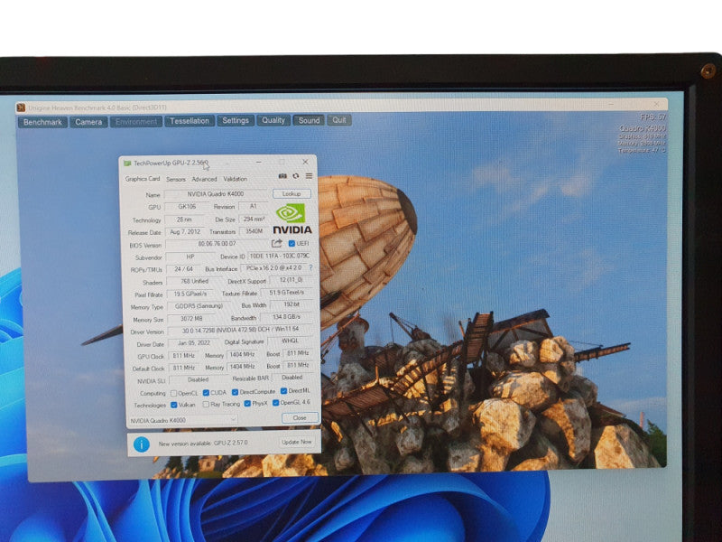 Nvidia Quadro K4000 3GB Graphics Card  Q-