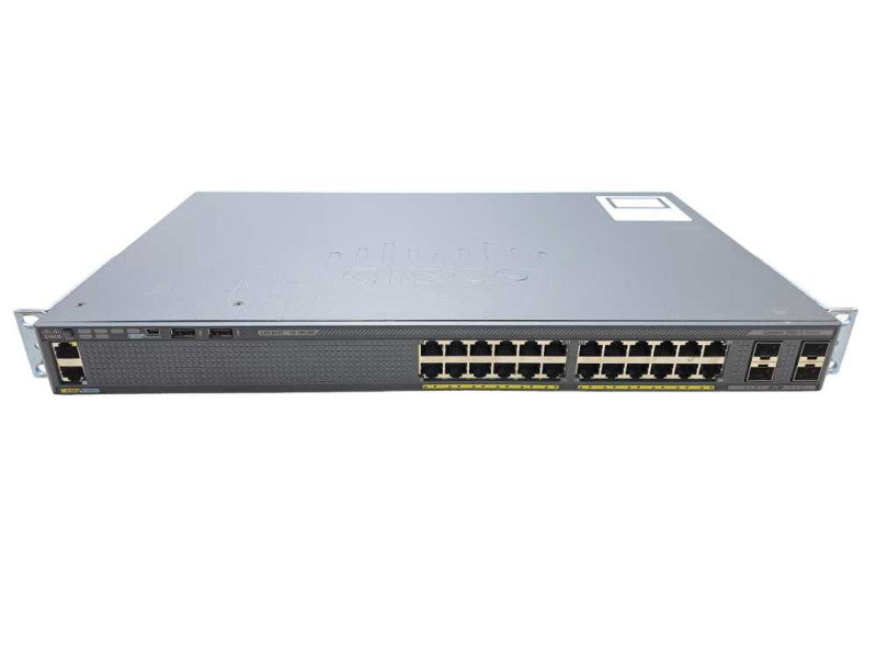 Cisco WS-C2960X-24TS-L | 24-Port Gigabit 4x SFP LanBase | Network Switch )
