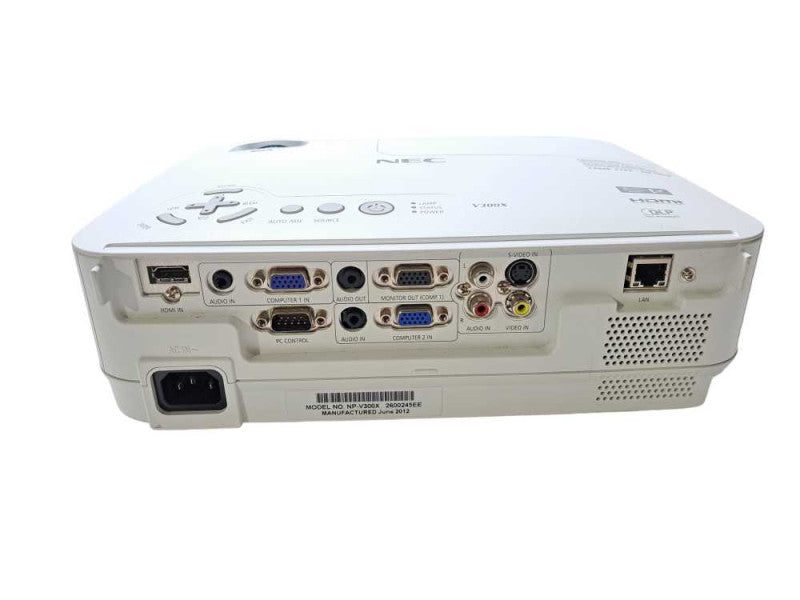 NEC NP-V300X DLP XGA HDMI Projector 3000 Lumens | 760 Lamp HRS )