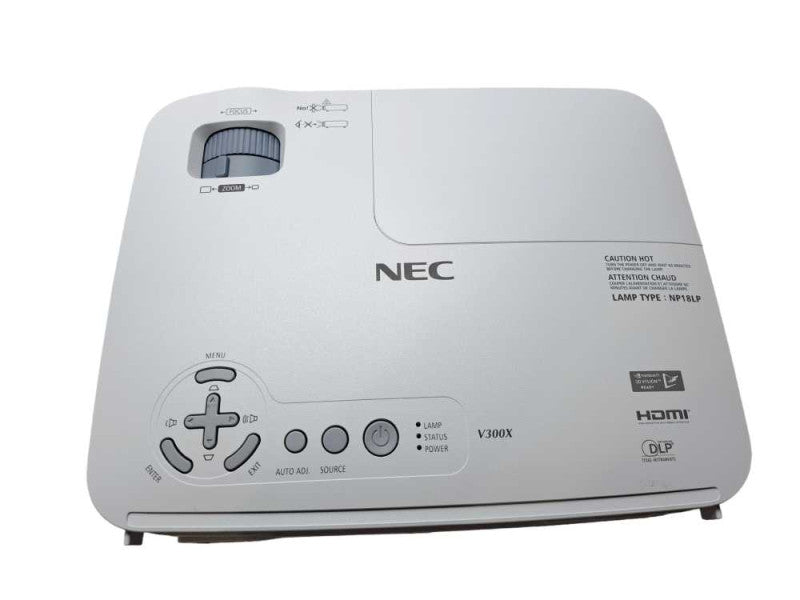 NEC NP-V300X DLP XGA HDMI Projector 3000 Lumens | 760 Lamp HRS )