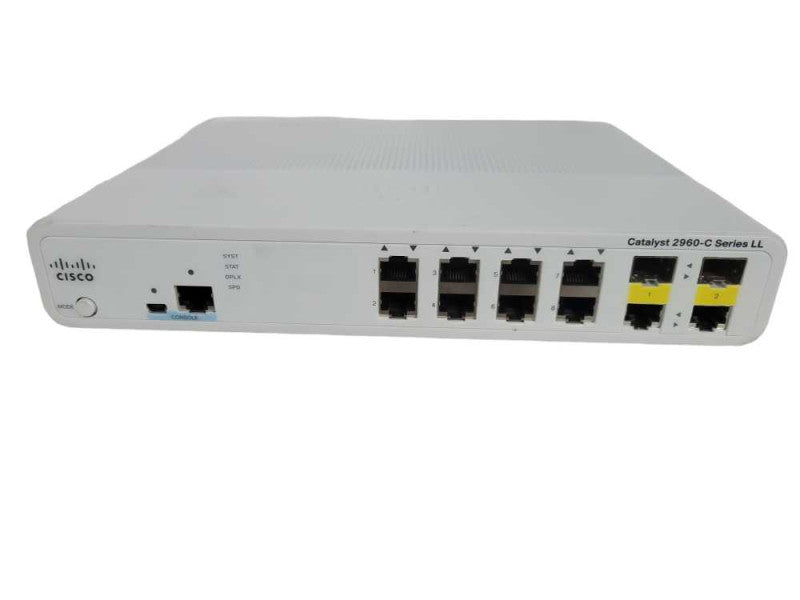 CISCO WS-C2960C-8TC-S 8-Port Fast Ethernet Switch !