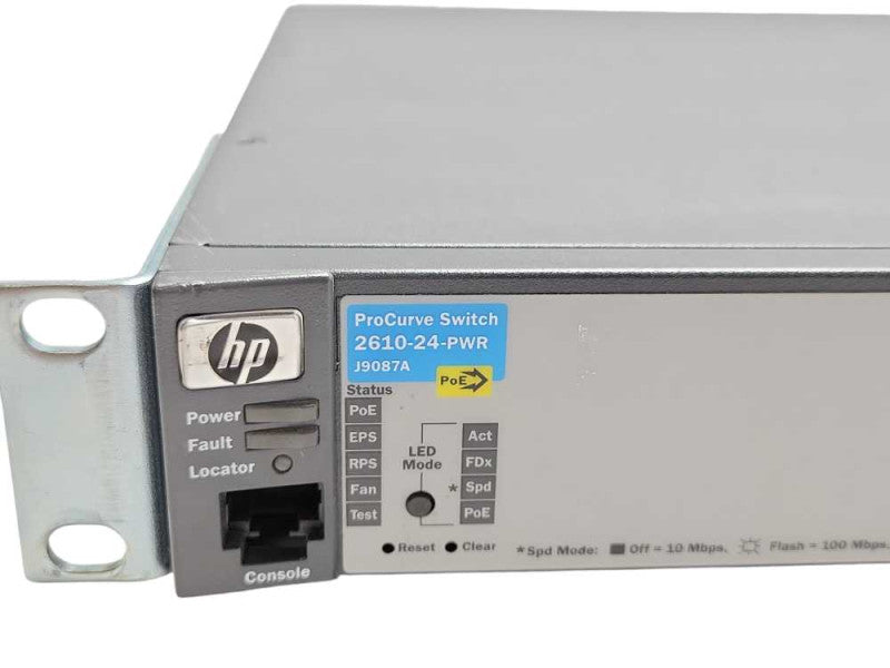 HP Procurve J9087A 2610-24-PWR POE 24 port fast ethernet switch _