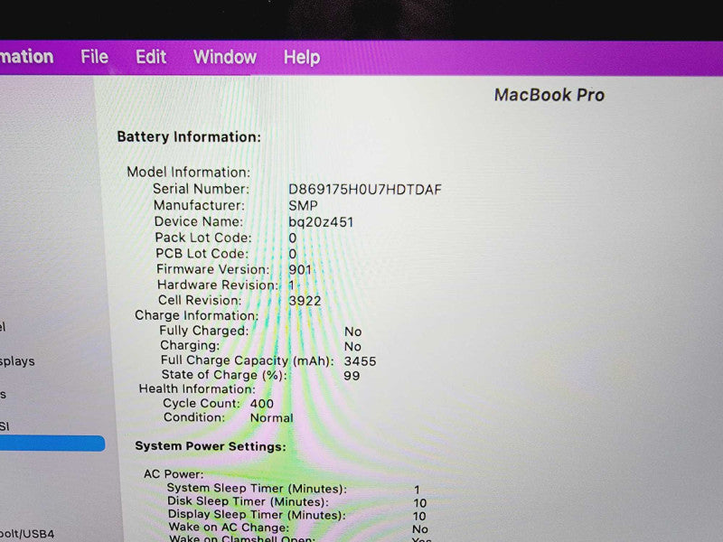 Apple Macbook Pro 2017 13\\" Core i7-7567U @ 3.5GHz 16GB DDR3 250GB SSD (