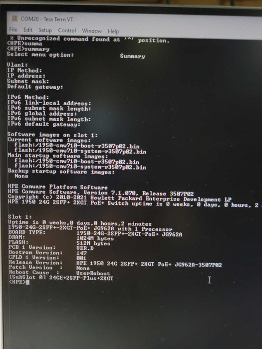 JG962A HPE OfficeConnect 1950-24G-2SFP+-2XGT-PoE+ Managed Switch _