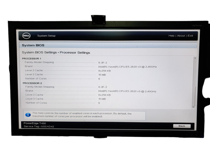 DELL PowerEdge T430 2x Xeon E5-2620 v3 @2.40ghz 32gb H330 raid