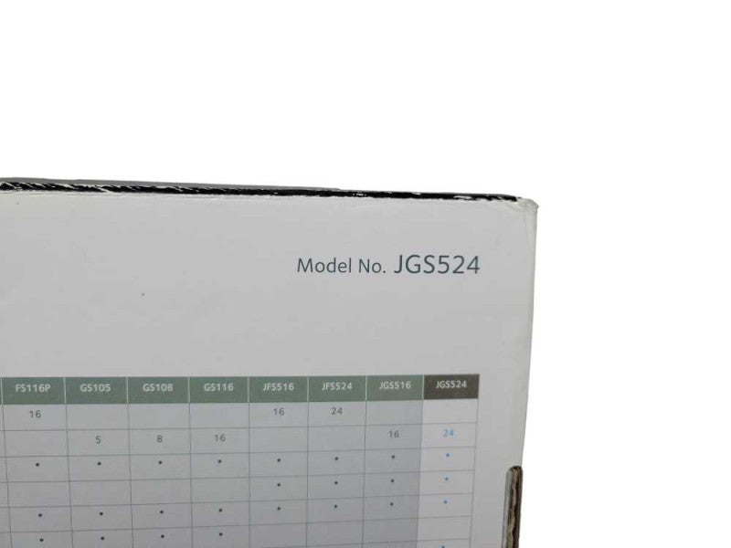 NetGear ProSafe Plus JGS524E 24-Port Gigabit Ethernet Switch (OB) %
