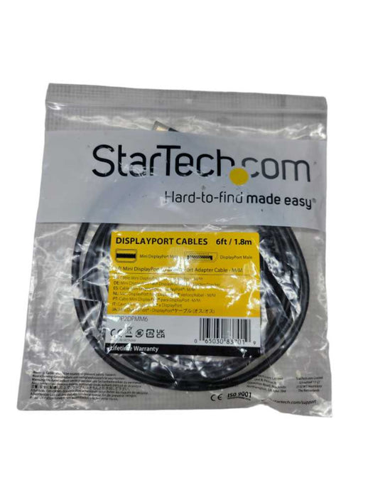 StarTech Displayport 6ft - Mini DP Male to DP Full Size Male Q%