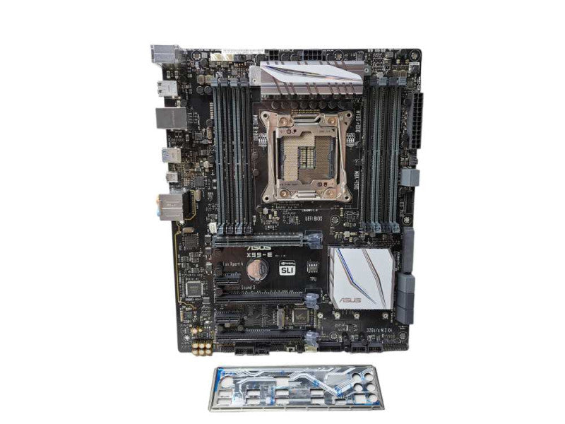 ASUS X99-E Socket LGA2011 DDR4 M.2 ATX Motherboard + I/O Shield )
