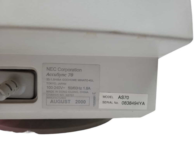 NEC AccuSync 70 17\\" Monitor (AS70) - 1080x1024 %
