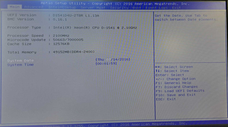 Datto Siris S3-P10000 1U SFF Server | Xeon D-1541 @ 2.10GHz 48GB DDR4 No HDDs )