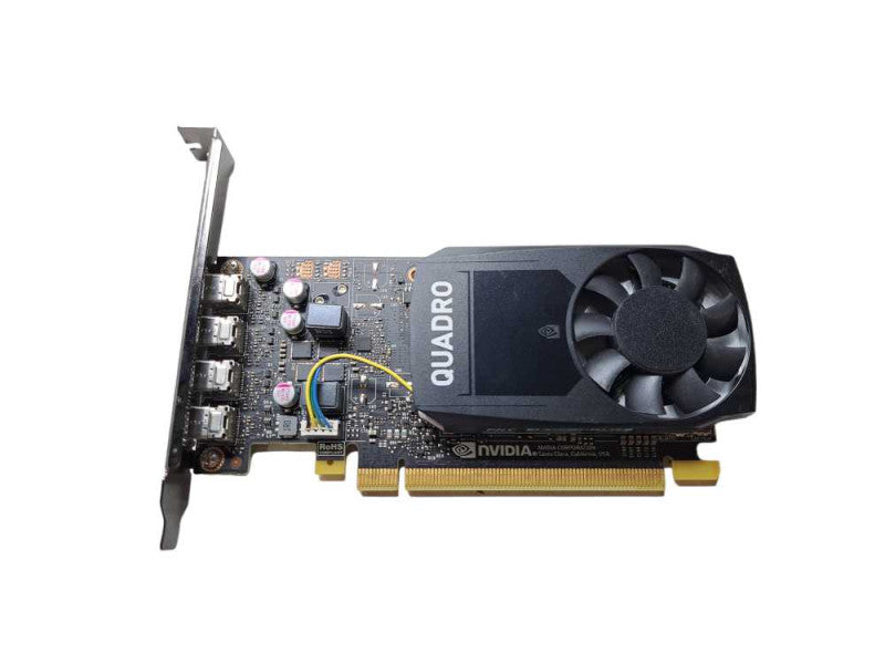 PNY NVIDIA Quadro P1000 4GB GDDR5 PCIe 3.0 | 4x MiniDP | High Profile  )
