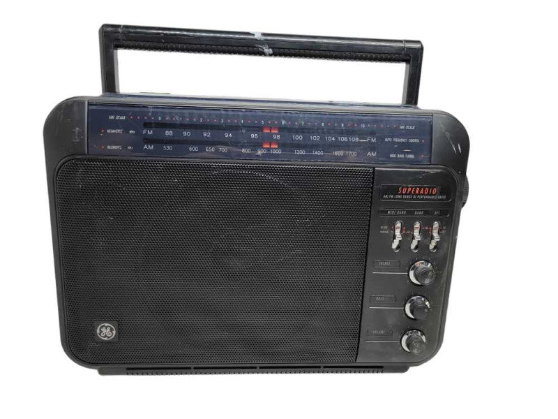 General Electric - AM / FM  - AC/DC - Long Range SUPER RADIO (READ) %