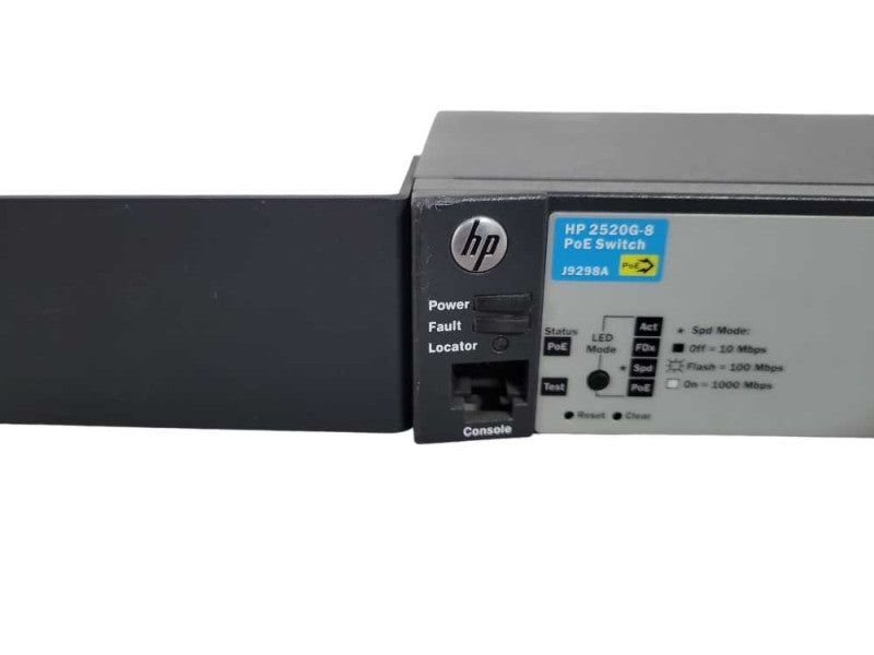 HP 2520G-8-POE J9298A 8-Ports managed switch !