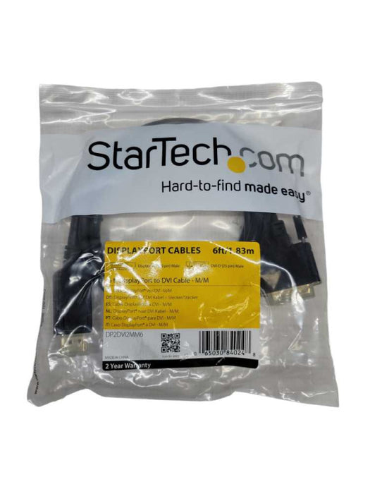 StarTech DisplayPort Cable 6ft - DisplayPort to DVI - M/M Q%