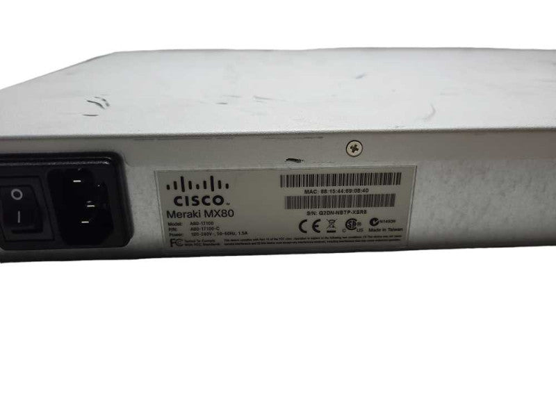 Cisco Meraki MX80 | Cloud Managed Security Appliance | UNCLAIMED $