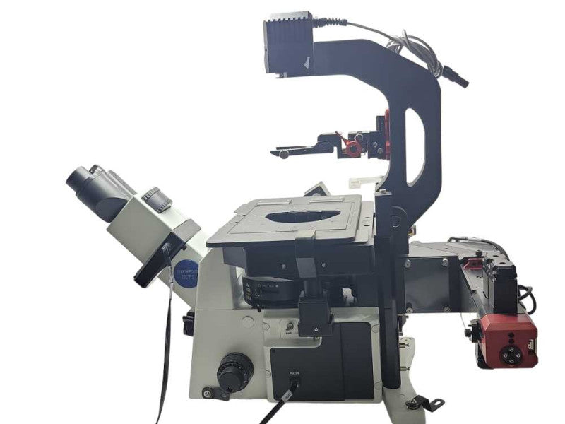 Olympus IX-71 Inverted Fluorescence Microscope, READ _