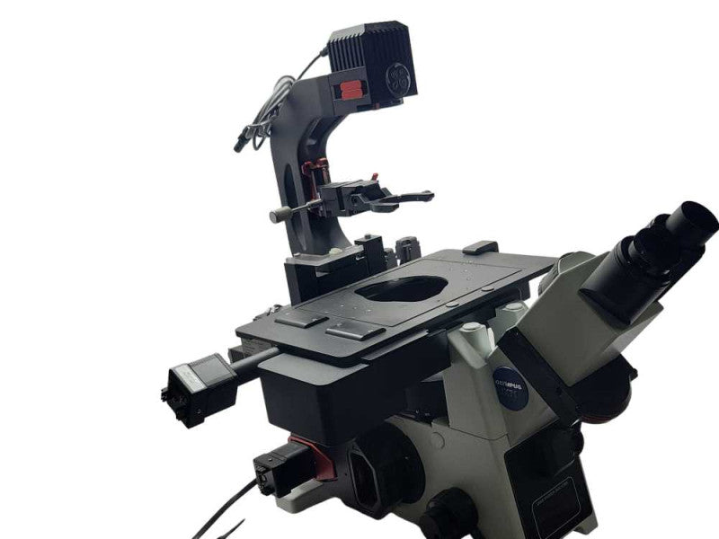 Olympus IX-71 Inverted Fluorescence Microscope, READ _