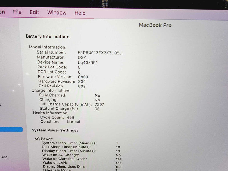 Apple Macbook Pro 2019 16\\" Core i7-9750H @ 2.6GHz 16GB DDR4 500GB SSD AMD Radeon Pro 5300M 4GB (